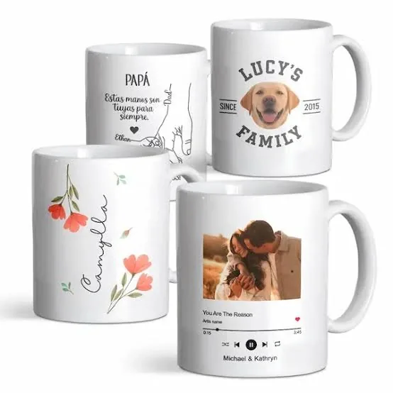 Tazas cerámicas personalizadas en Tacna