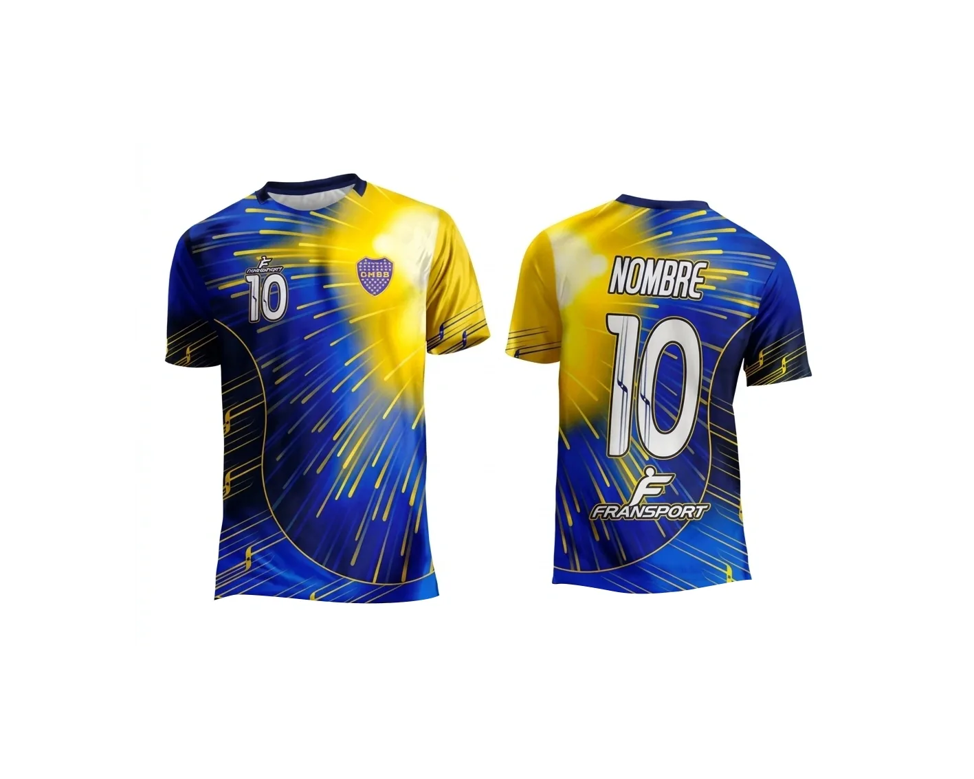 Camiseta deportiva sublimada personalizada